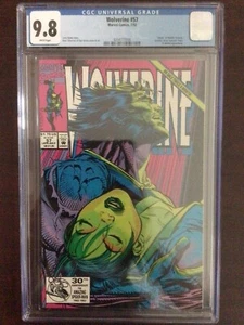 CGC 9.8 Wolverine 57 X-Men Muerte de Mariko Páginas Blancas - Imagen 1 de 3