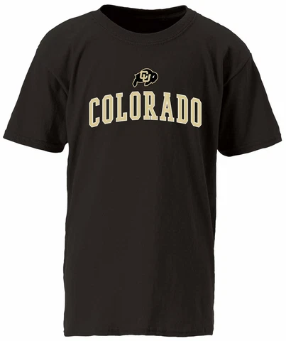 NCAA Colorado Buffaloes Youth Unisex Ouray Short Sleeve TeeSmall Cover