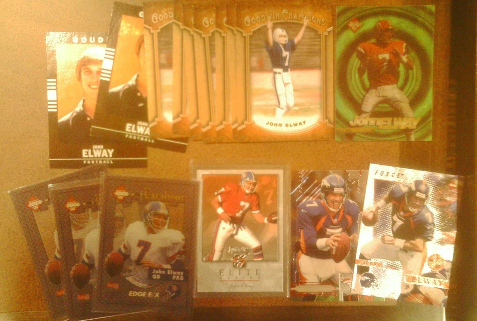 2014 WORLD CHAMPIONS JOHN ELWAY 10CT W/2 GOUDEY + ELITE + 6 INSERTS BRONCOS - Image 1 of 1