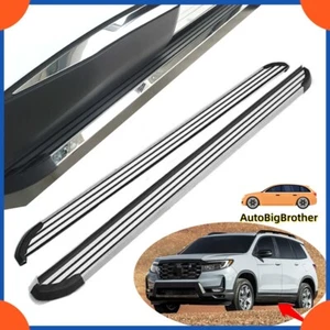 Running Board Fits for Honda Passport 2019 2023 Side Step Nerf Bar Black Steps - Picture 1 of 6