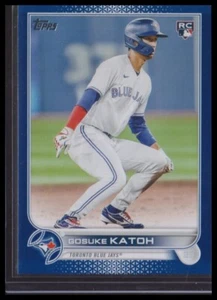 2022 Topps Update #US41 Gosuke Katoh Royal Blue Toronto Blue Jays - Picture 1 of 2