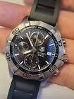 Mens CAF2110 Tag Heuer Aquaracer Automatic Chronograph Watch 7750 **READ!!!