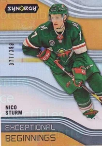 2019-20 Synergy Exceptional Beginnings Orange #23 Nico Sturm - Picture 1 of 1
