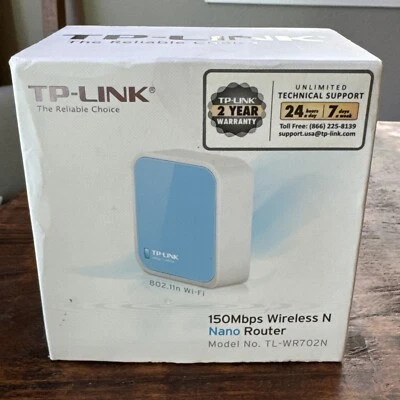 TP-Link TL-WR702N 150Mbps 1-Port Wireless N Router - Image 1 of 4