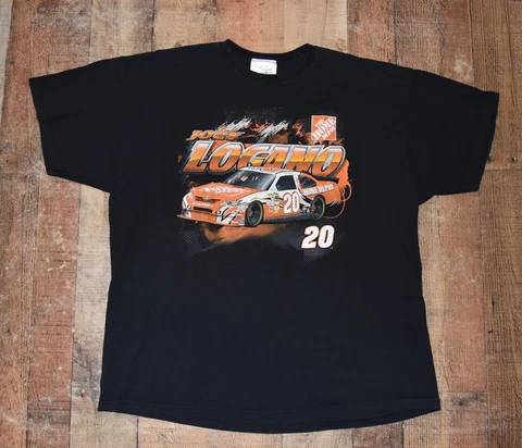 Vintage Chase Authentics Joey Logano #20 Home Depot Car Nascar T-Shirt Adult 2XL Cover