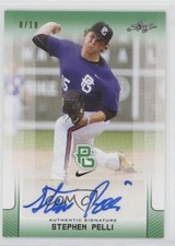 2017 Leaf Perfect Game National Showcase Green /10 Stephen Pelli #BA-SP1 Auto