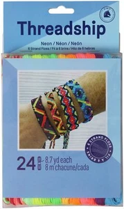 DMC PRISM-NEON Prism 6-Strand Floss Pack 8.7yd 24/Pkg-Neon - Picture 1 of 1