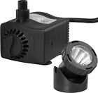 TotalPond 400 GPH Low Water Shut-Off Fountain Pump with Light #52320 MD11400ASL