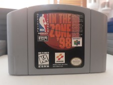 NBA In the Zone '98 (Nintendo 64, N64) Authentic Game Cart Only TESTED AND WORKS