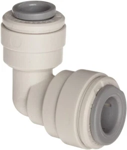 John Guest Reduced Elbow Connector 3/8 PF x 5/16" Water Tube Fitting PI211210S - Picture 1 of 3