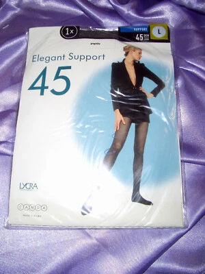 CANDA Elegant Support glänzende Stützstrumpfhose Gr. L 44-46 graphit 45 den OVP - Bild 1 von 2