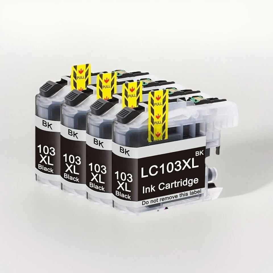 EZink Premium Ink Cartridge 4 Black LC103XL Compatible Replacement for Brother - Image 1 of 1