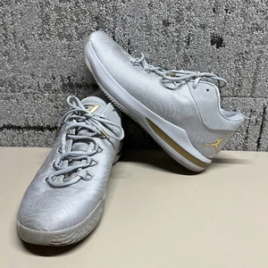 Jordan CP3.X AE Playoffs Chris Paul Size 12 Sneaker Shoe 897507-100 Grey Gold - Picture 1 of 11