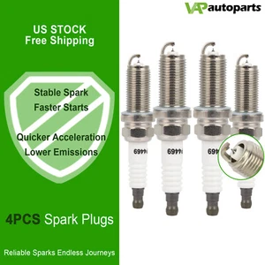 4x Iridium & Platinum Spark Plugs For 2000-2006 Nissan For Sentra 1.8L L4 - Picture 1 of 8