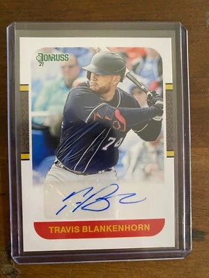 2021 Donruss Travis Blankenhorn Auto - Image 1 of 2