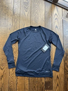 Burton Women's Lightweight X Base Layer Crew Black Large NWT - Picture 1 of 7