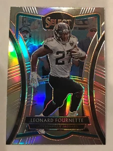 Leonard Fournette 2019 Select Premier Level Silver Refractor Prizm #164 Jaguars - Picture 1 of 2