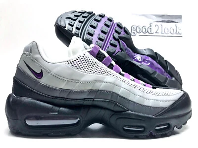 NIKE AIR MAX 95 BLACK/DISCO PURPLE-PEARL GREY SIZE WOMEN'S 6.5 [DH8015-003] - Image 1 of 4