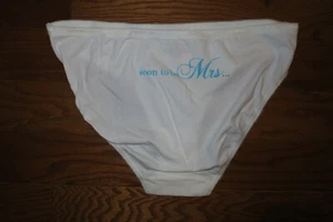 XL VINTAGE 100% Baumwolle ❤️ VICTORIA'S SECRET HÖSCHEN BIKINI Strass Braut Wed - Bild 1 von 2