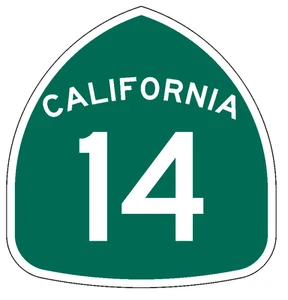 California State Route 14 Sticker Decal R1001 Highway Sign Road Sign  - Picture 1 of 1