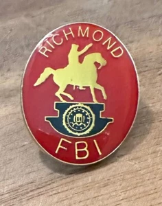Vintage FBI Richmond Red Mini-Badge Security Pin - Picture 1 of 1