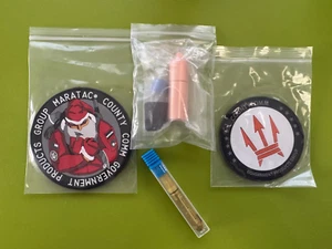 LOT MARATAC CountyComm Ultem Pen Go & Copper XL Peanut Lighter Gen 3 NEW - Picture 1 of 5