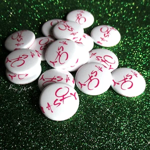 Nasty Woman 1 Inch Pin Badge - Female Venus Symbol - Picture 1 of 1