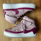 Nike Womens 7.5 Air Force 1 Jester XX High Plum Chalk SneakerAR0625-501 Rare