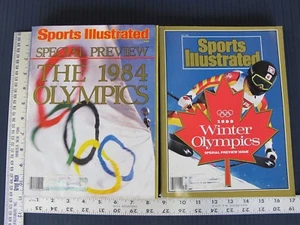 Sports Illustrated 1984 LA Games 1988 Winter Olympics Special Preview Issue - Bild 1 von 8