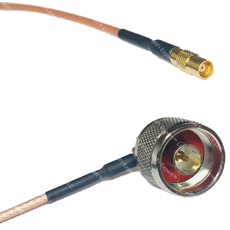 RG316 MCX FEMALE to N MALE ANGLE RF Cable Rapid-SHIP LOT - Image 1 of 1