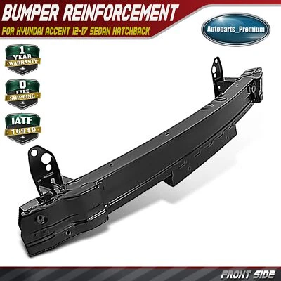 Refuerzo de parachoques delantero para Hyundai Accent 2012-2017 sedán hatchback acero Foto 1 de 4