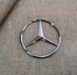 Für Mercedes-Benz 7/9c Kofferraum Emblem Stern /Logo Emblème Coffre Argenté/noir - Imagen 1 de 2