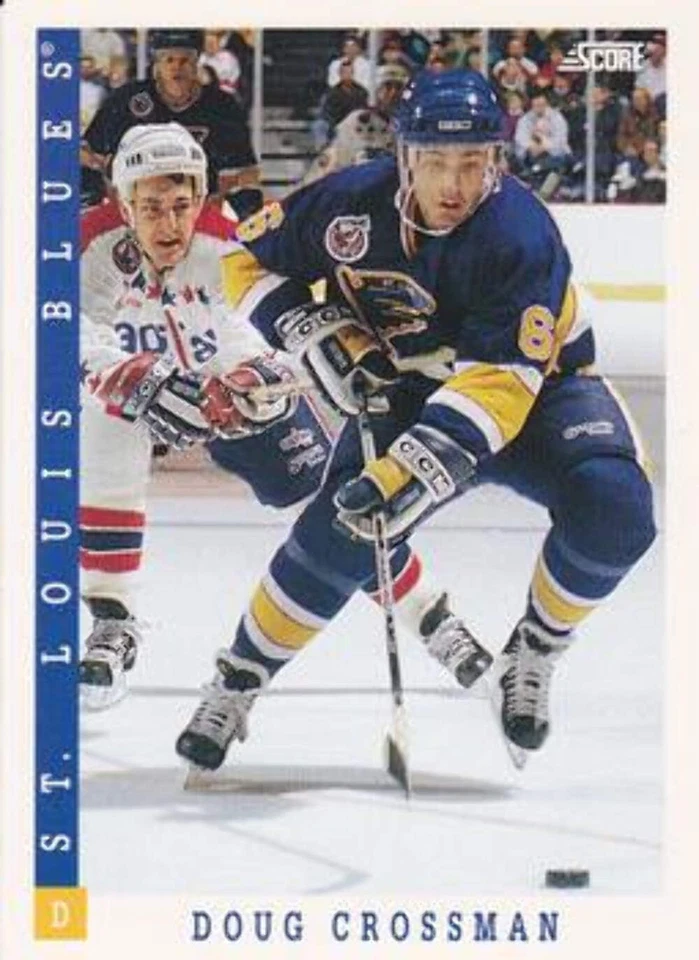 #25 Doug Crossman - St. Louis Blues - 1993-94 Score Canadian Hockey - Image 1 of 1