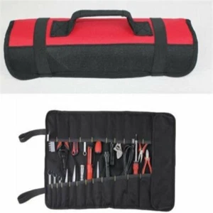 Hardware Tools Roll Plier Screwdriver Spanner Carry Case Pouch Bag 22 Pockets - Picture 1 of 2