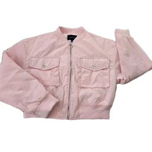 Giacca donna Love Tree taglia M rosa leggera bomber tasche  - Foto 1 di 19