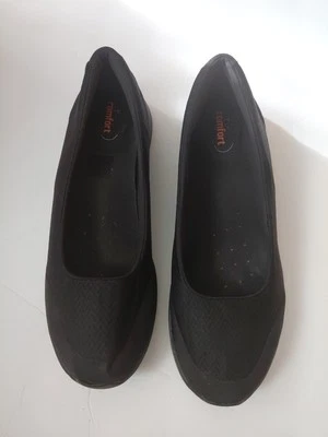 Туфли женские Safe T Step комфортные размер 13 черные устойчивые к маслу и скольжению без маркировки - Изображение 1 из 4