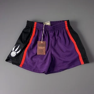 Mitchell & Ness Women’s Toronto Raptors Hardwood Basketball Shorts SMALL NBA - Picture 1 of 19