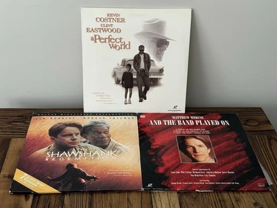 A Perfect World / Shawshank Redemption / And the Band Played On – LD Lot - Image 1 of 4