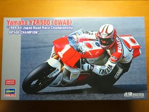 Hasegawa  1/12 YAMAHA YZR500 (OWA8)1989 All Japan Road Race GP500 CHANPION - Picture 1 of 12