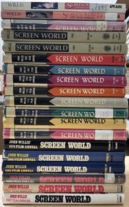 Lot 19 Vintage John Willis Screen World Film Annual Set 1960s 1970s 1980s 1990s - Imagen 1 de 24