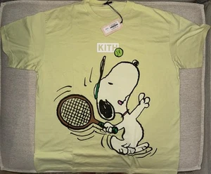 [L] Kith for Peanuts Tennis Vintage Tee - Picture 1 of 4