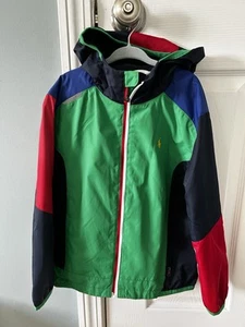 Boys size 7 Polo Ralph Lauren Color-Blocked Water-Resistant Jacket - Picture 1 of 7