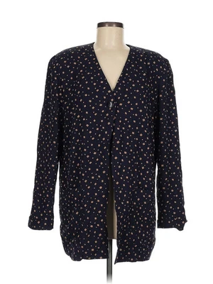 Blazer Dana Buchman Mujer Azul Seda 6 Foto 1 de 4