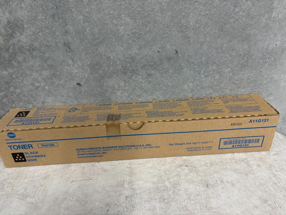 Tóner negro genuino Konica Minolta TN216K para bizhub C220 C280 Foto 1 de 1