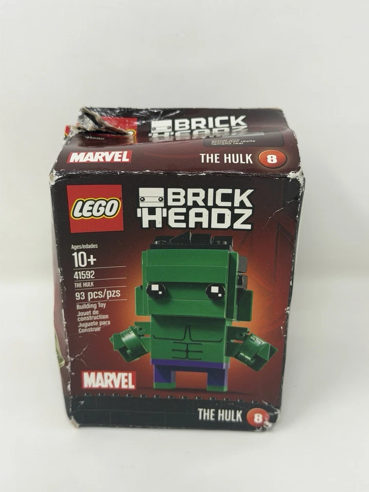 LEGO The Hulk BRICK HEADZ 41592 - Marvel Comics SUPER HÉROE Juego de construcción Foto 1 de 4