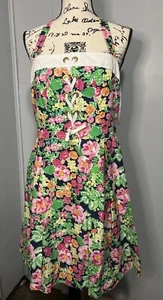 Lilly Pulitzer Toni Mini Escapada Jardín Vestido Fiesta Corsé Halter Mujeres 12 - Imagen 1 de 11