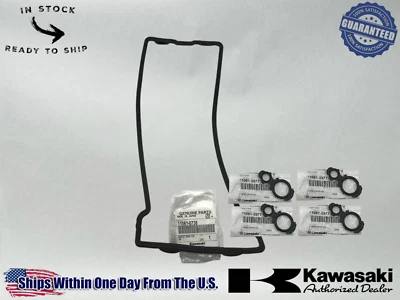 Kawasaki OEM 2006-24 NINJA ZX-14 R VALVE COVER & PLUG HOLE GASKETS SET - Image 1 of 4
