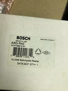 Bosch ARD-R40 iCLASS Switchplate Reader - Picture 1 of 5