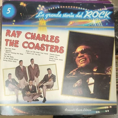 La Grande Storia Del Rock 5 Ray Charles The Coasters Italian Import GSR 5 LP NM Foto 1 de 2