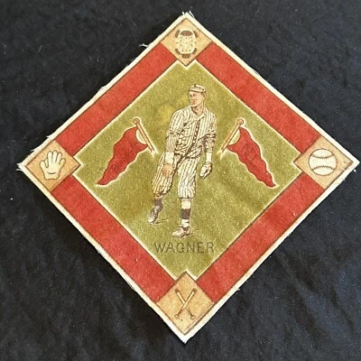 Original Antique 1914 Bull Wagner Patch Dodgers - Image 1 of 3